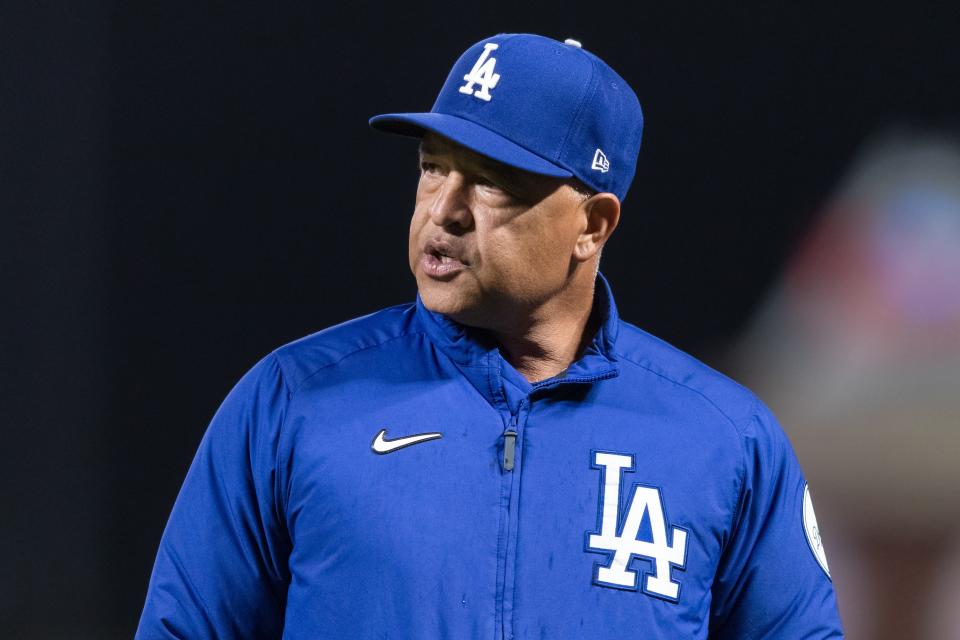 Manager Dave Roberts led the Dodgers to a World Series title in 2020.