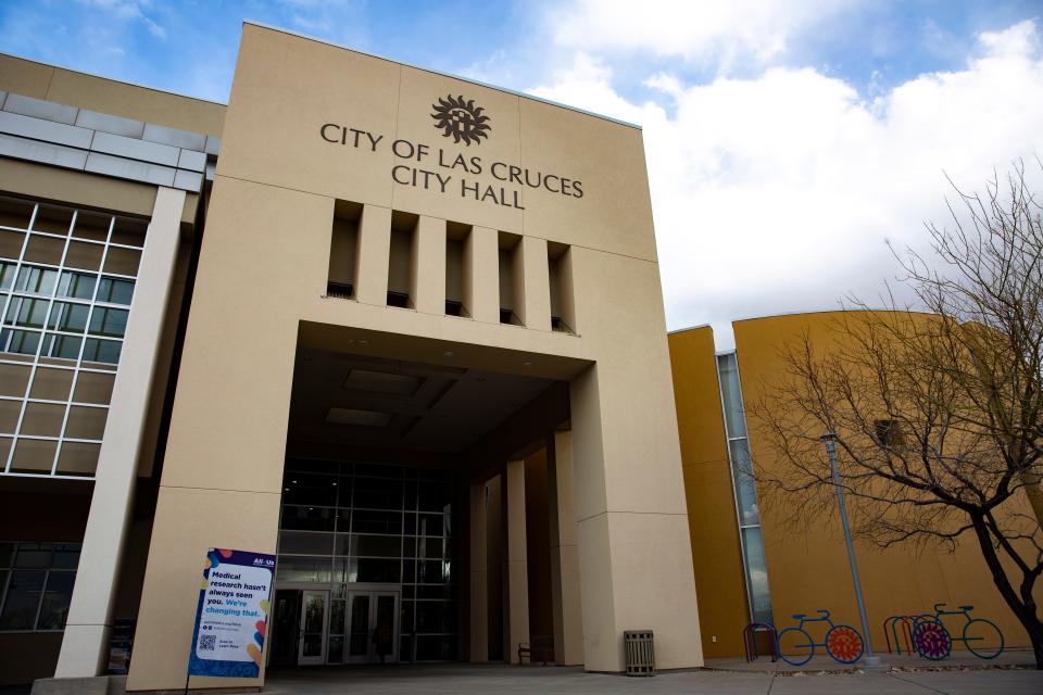 Las Cruces City hall is pictured on Tuesday, Feb. 7, 2023, in Las Cruces. 