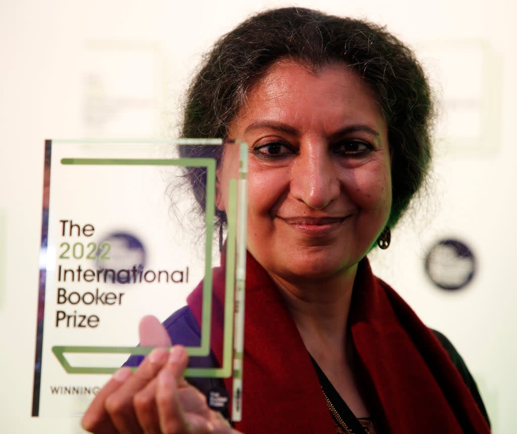 Geetanjali Shree becomes first Indian winner of International Booker Prize (David Cliff/AP) (AP)