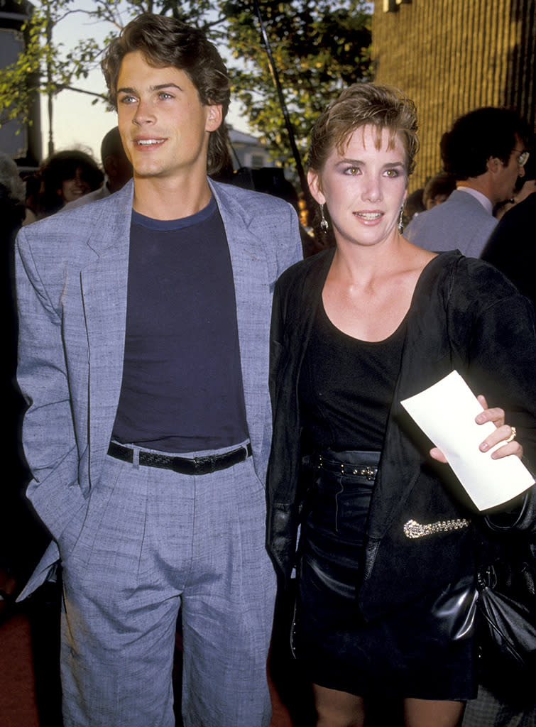 Rob Lowe and Melissa Gilbert