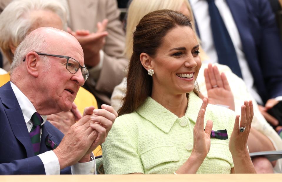 Kate has revealed that she is closely watching the events of the tournament. (Getty Images)