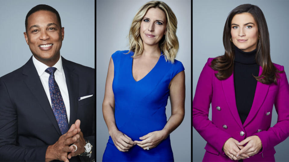 Don Lemon, Poppy Harlow, Kaitlin Collins (CNN)