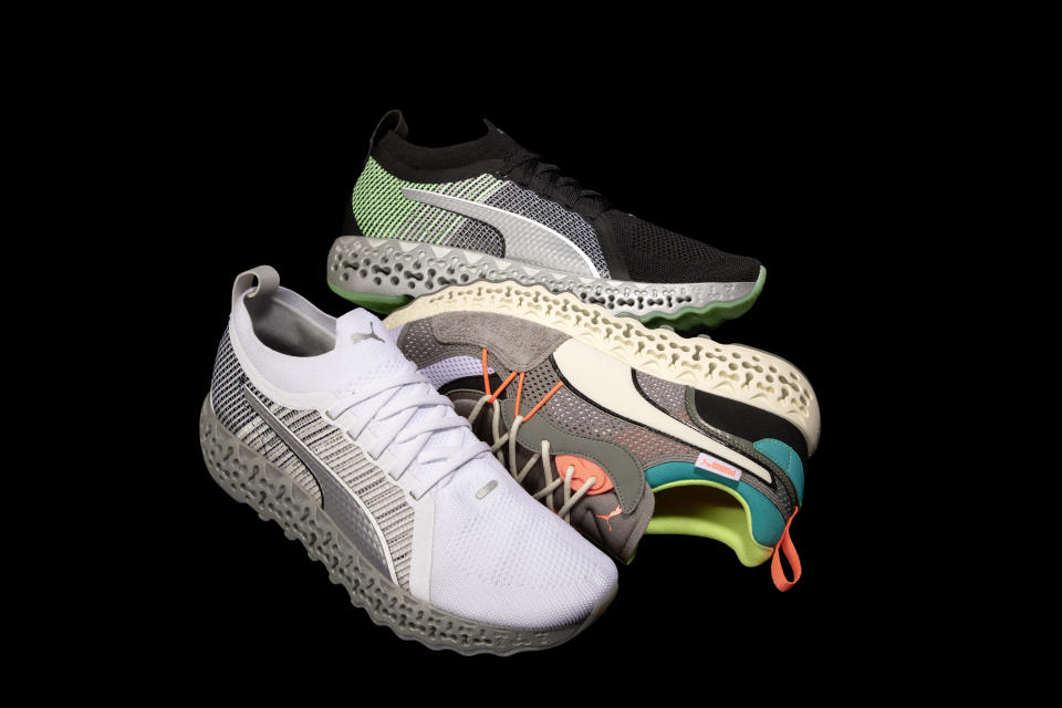 Puma's new Calibrate Runner featuring XETIC technology debuts in three different colorways.