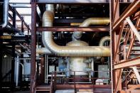 FILE PHOTO: Pipes run through Shell's new Quest Carbon Capture and Storage (CCS) facility in Fort Saskatchewan