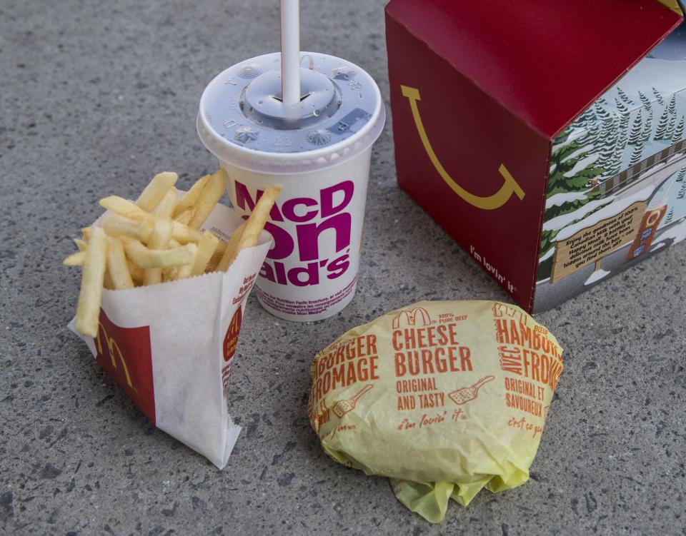 TORONTO, ON - FEBRUARY 14:  Currently, McDonald's top-selling children's meals can range from 300 to nearly 800 calories across North America        (Bernard Weil/Toronto Star via Getty Images)