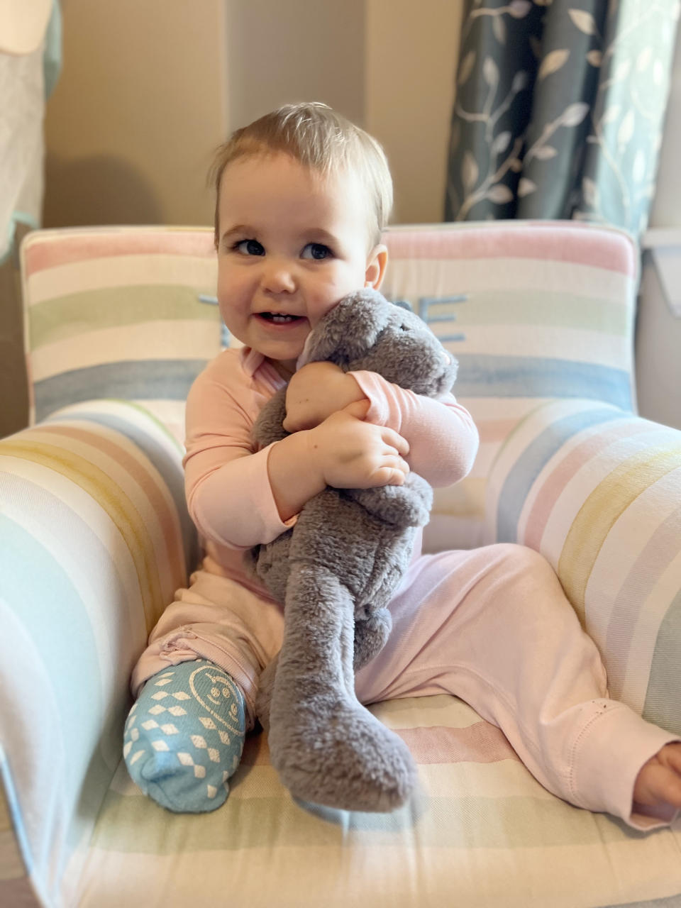 2022 Gerber Baby Isa Slish is ready to hand over the title (but maybe not that stuffed animal). (Courtesy John and Meredith Slish)