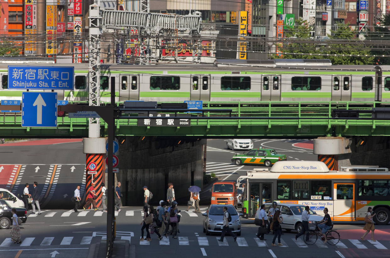 Tokyo is known for its crowded but highly efficient rail network. (Photo: Gettyimages)