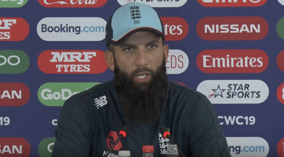 Moeen Ali will play his 100th ODI for England in their Cricket World Cup match with Sri Lanka on Friday (courtesy of ICC)