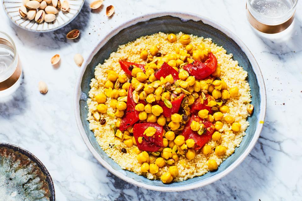 Chickpea and Roasted Red Pepper Pantry Tagine