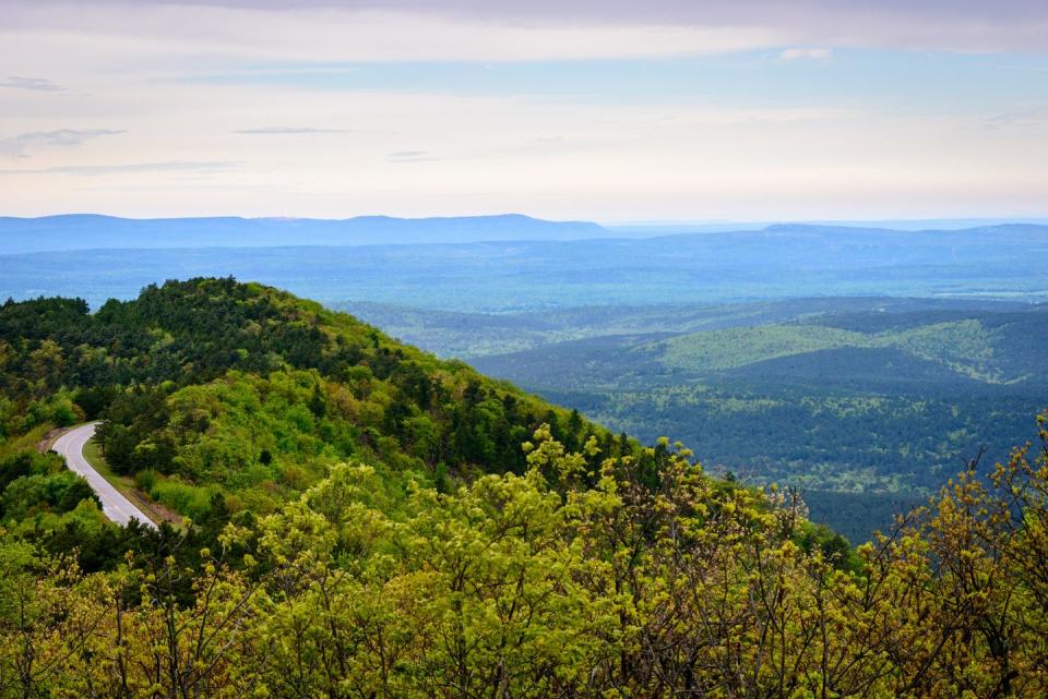 best scenic drives talimena scenic drive