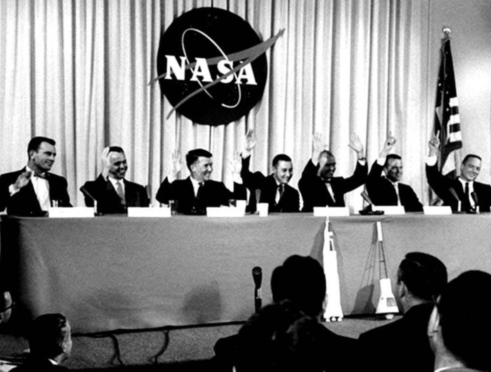 Introduction of Mercury 7 Courtesy NASA