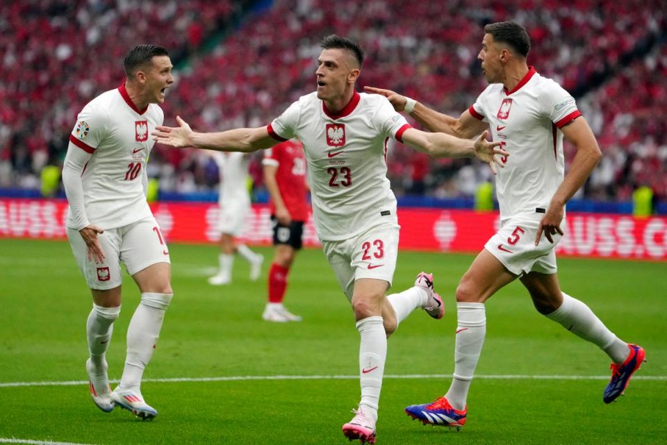 Piatek equalised for Poland (AP)