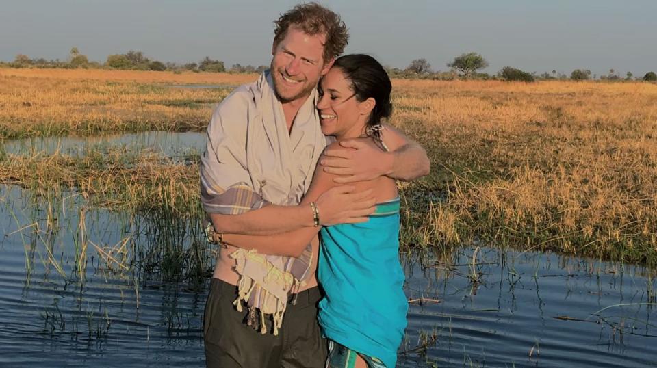 meghan and harry in botswana