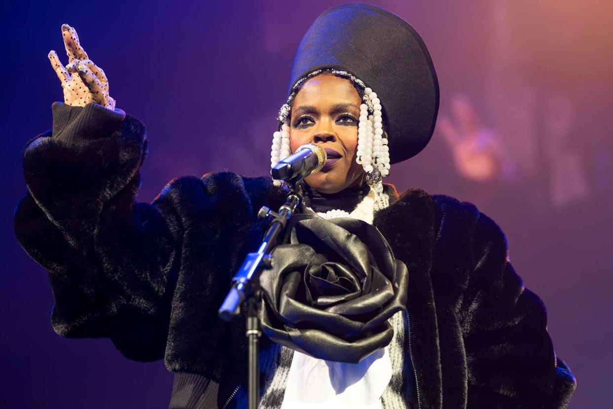 <p>Steve Jennings/Getty Images</p> Lauryn Hill performs in Oakland, California in November 2023