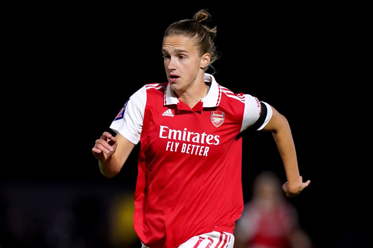 Vivianne Miedema in action for Arsenal (John Walton/PA). (PA Wire)