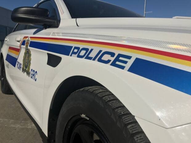 The RCMP is investigating the discovery of what it says looks like 'historically stored' explosives near a property on Auchinachie Road in Duncan, B.C. Residents and students and staff at a school were temporarily ordered to leave the area. (David Bell/CBC - image credit)