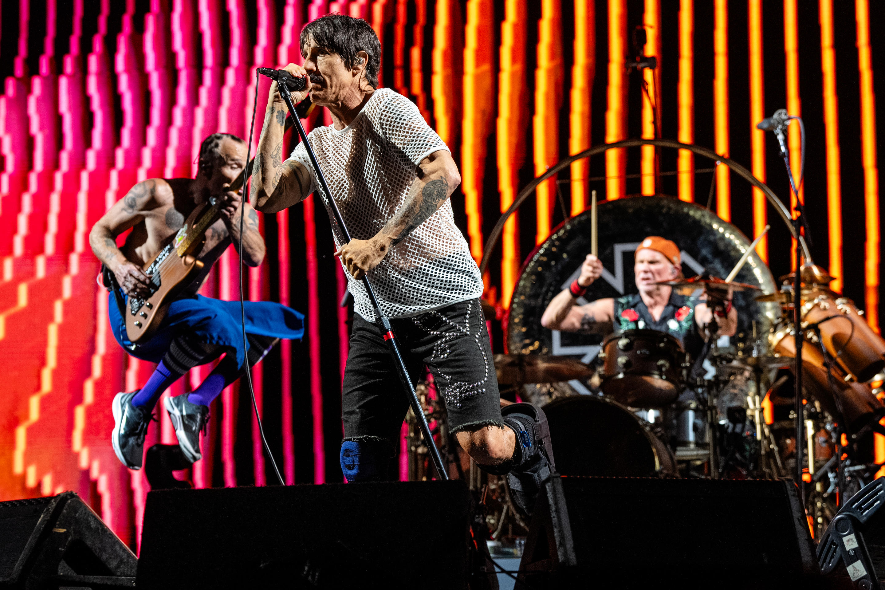 The Red Hot Chili Peppers performs at Lollapalooza last year.