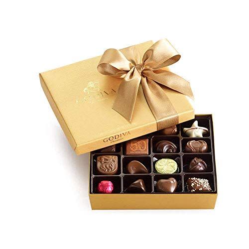 Godiva Chocolatier Classic Gold Box, 19 piece