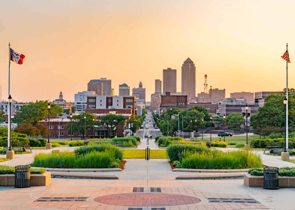 The Des Moines skyline.