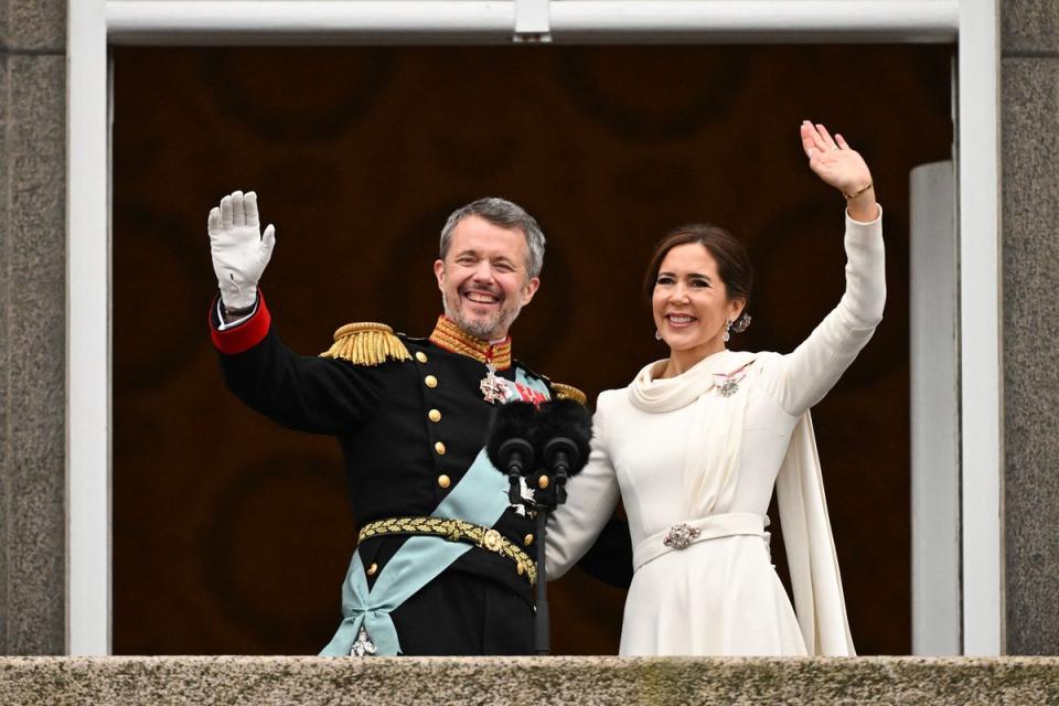 King Frederik X of Denmark and Queen Mary of Denmark (Jonathan Nackstrand / AFP via Getty Images)