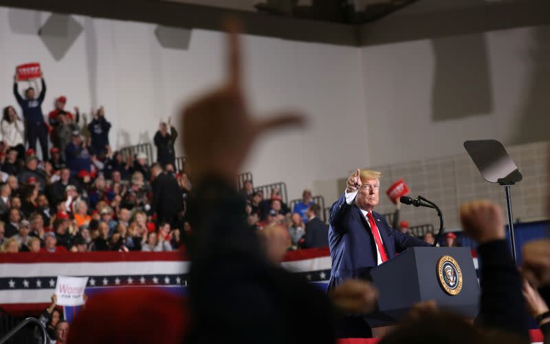 U.S. President Donald Trump campaign rally in Wildwood