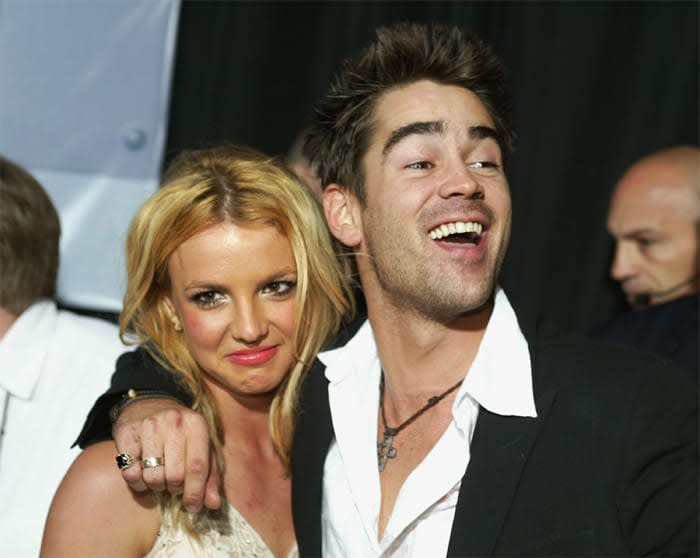 Colin Farrell y Britney Spears salieron en 2003