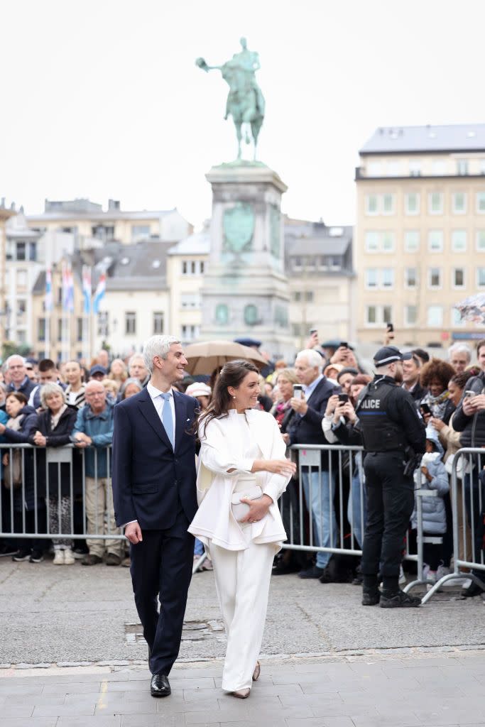 civil wedding of her royal highness alexandra of luxembourg nicolas bagory at luxembourg city hall