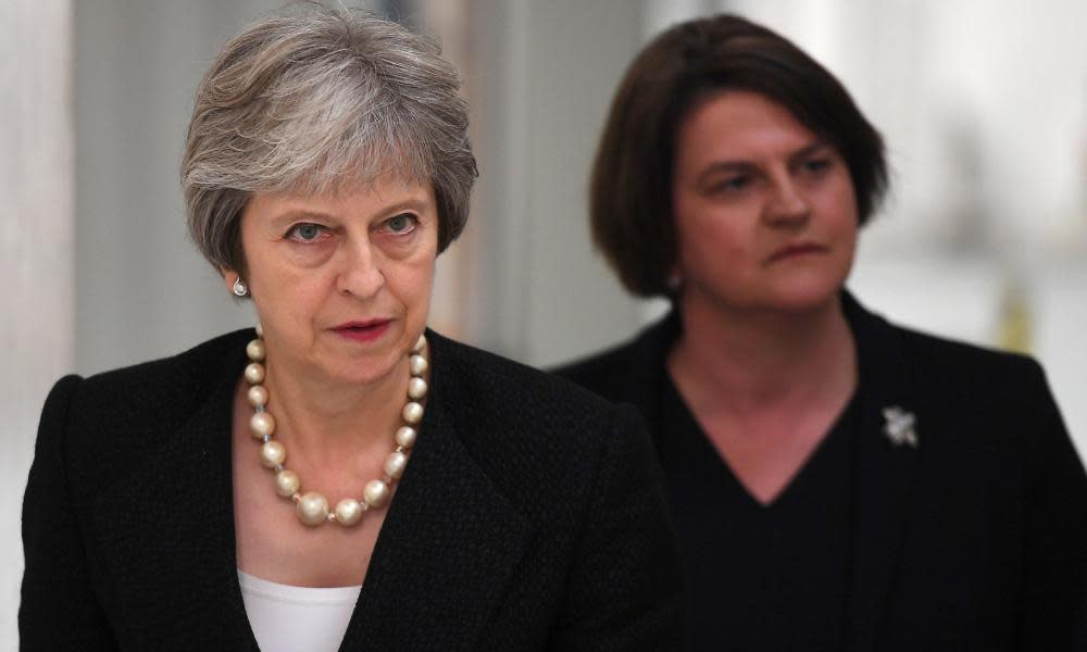 Theresa May and Arlene Foster