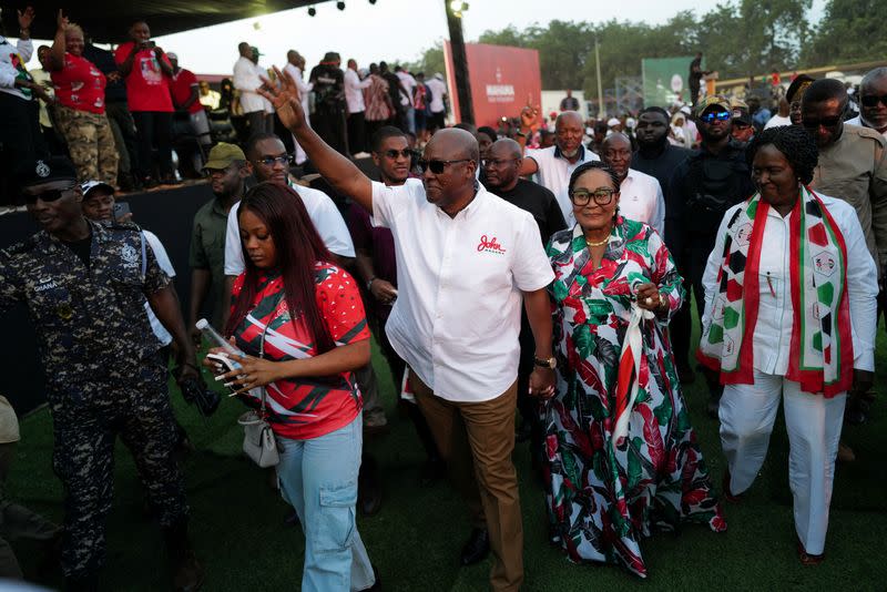 Ghana's NDC party campaign launch ahead of December elections, in Tamale