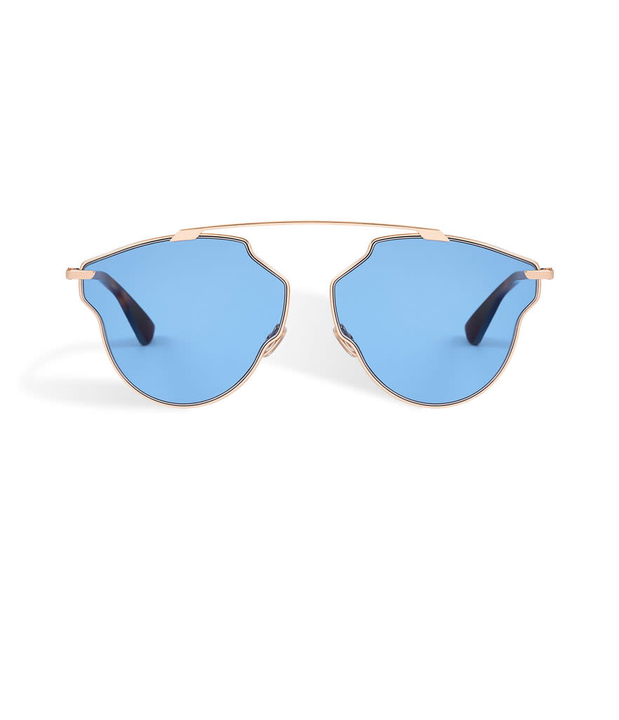 <p>So Real Pop Sunglasses, $450, <a rel="nofollow noopener" href="http://www.dior.com/couture/en_us/womens-fashion/sunglasses/new-items/dior-so-real-pop-sunglasses-blue-11-41658" target="_blank" data-ylk="slk:dior.com;elm:context_link;itc:0;sec:content-canvas" class="link ">dior.com</a> </p>