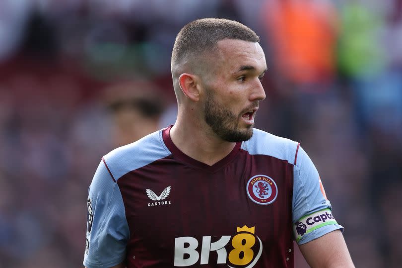 John McGinn during an Aston Villa game