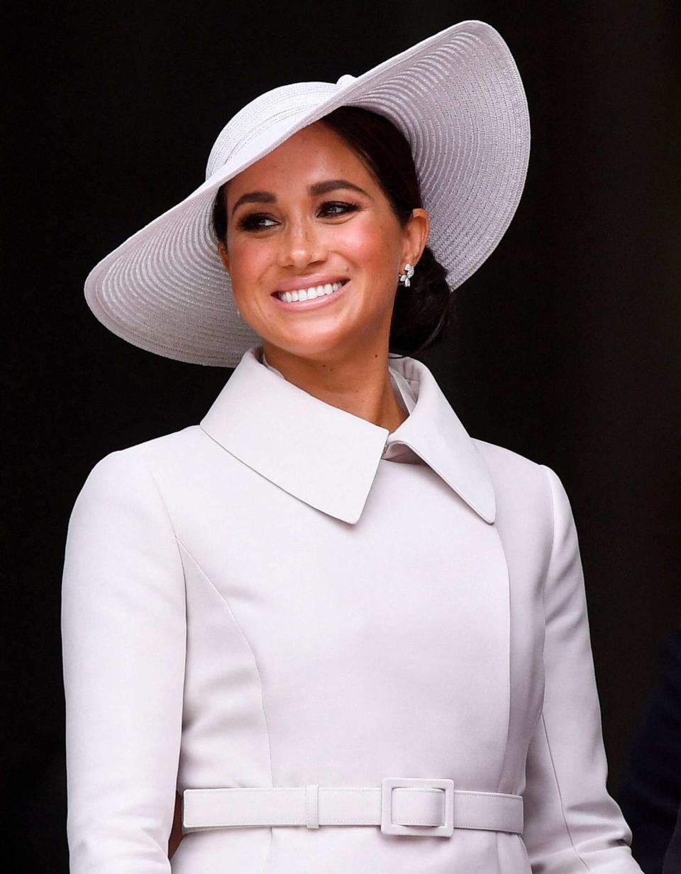 The Duchess of Sussex leaving the National Service of Thanksgiving