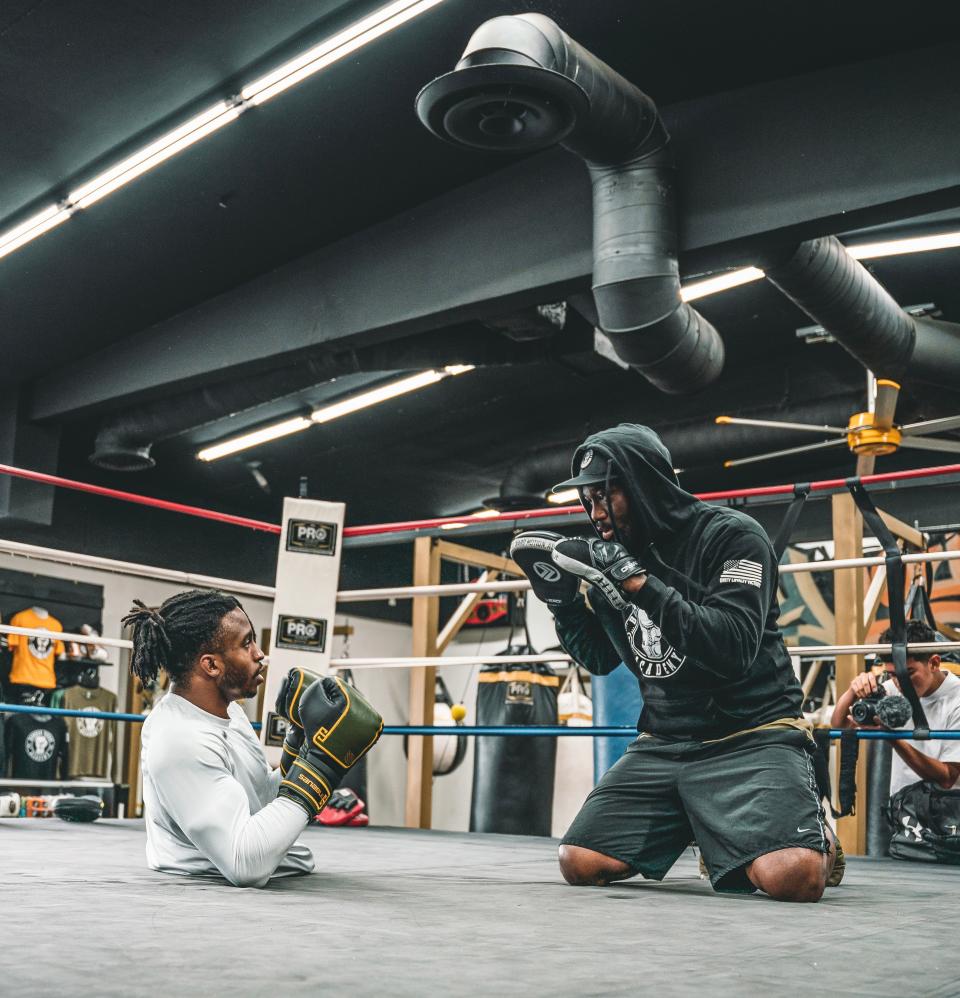 Zion Clark trains for mixed martial arts fighting. Following a victory against an able-bodied opponent, the former Massillon resident plans to fight again.