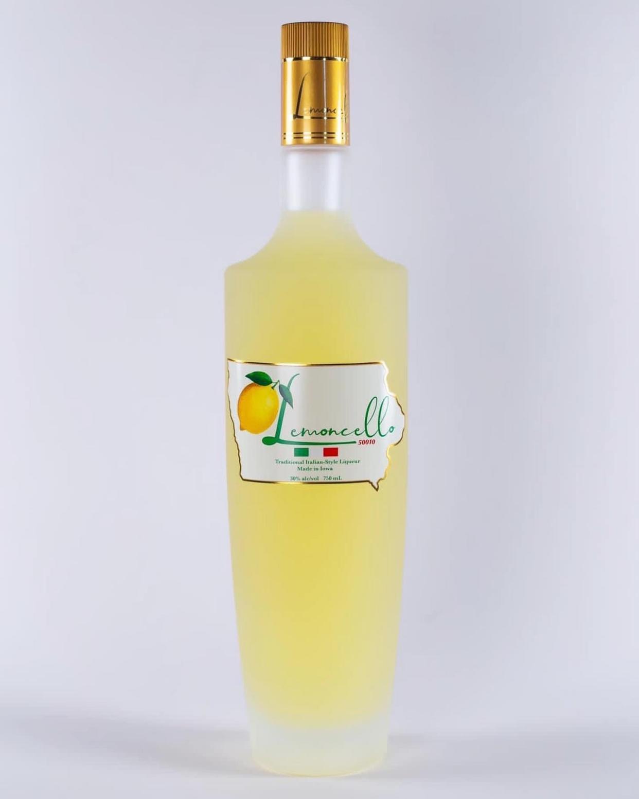 Lemoncello 50010 is a product of Ames-based IA-Native Spirits. The limoncello is made from an old family recipe that came from Italy.