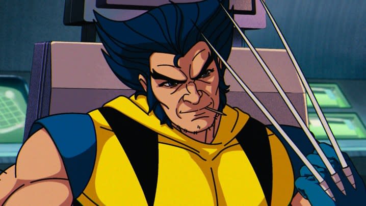 Wolverine looks at his claws in X-Men '97.