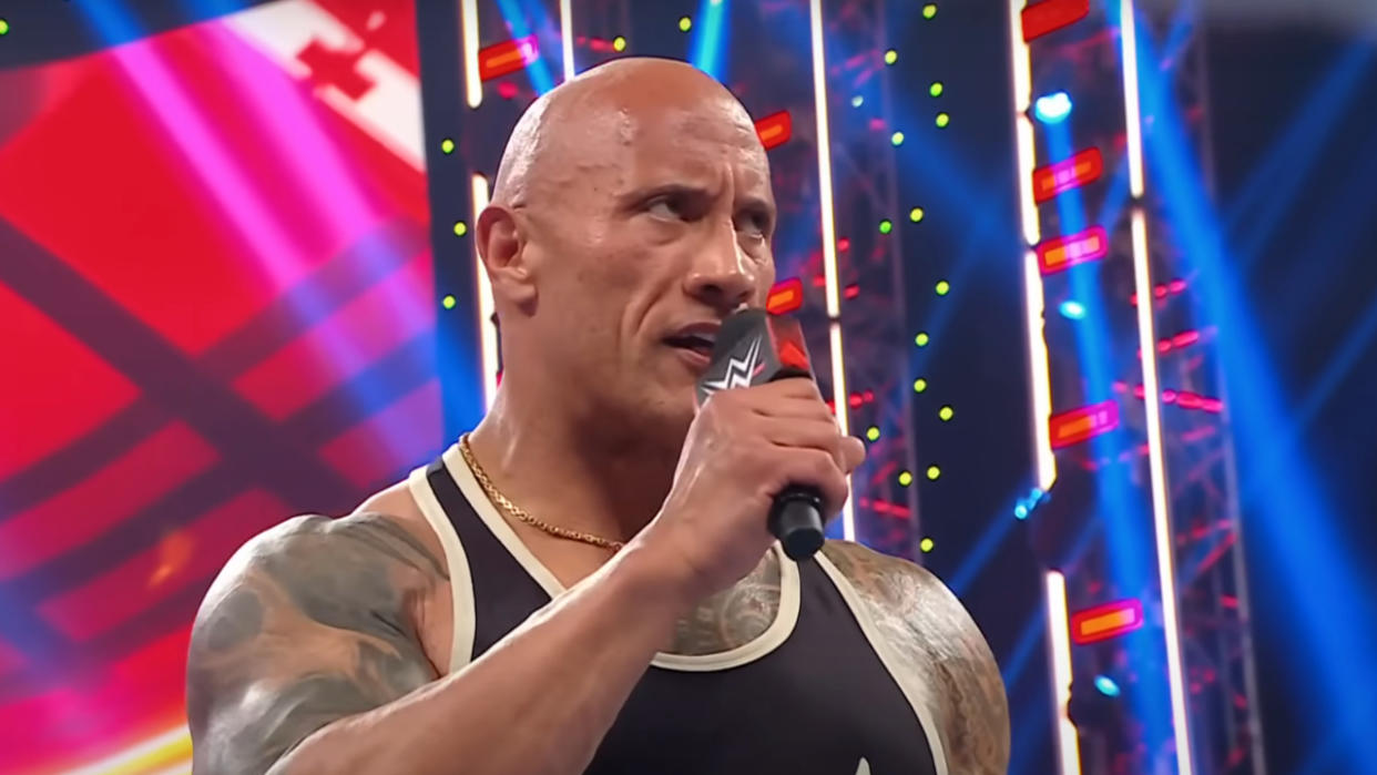  The Rock on Raw. 