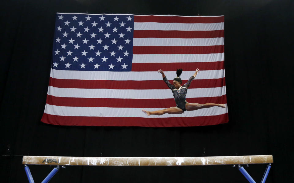 The USOC has revoked USA Gymnastics’ status as the governing body of the sport. (AP)