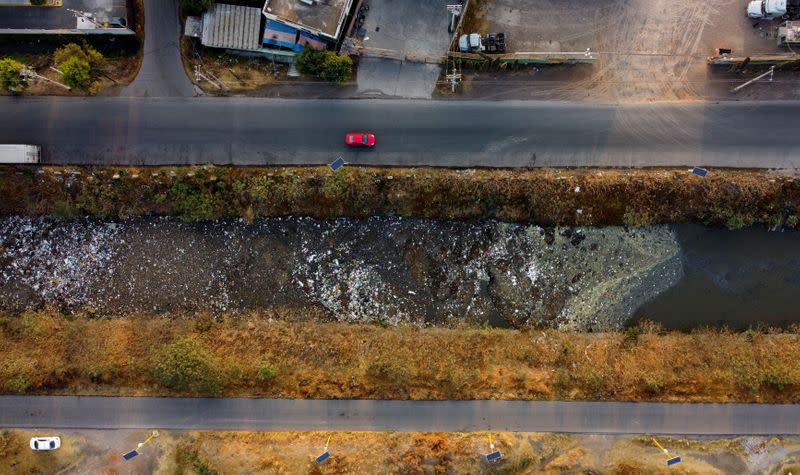 The Wider Image: Seen from the sky: polluted waters around the world