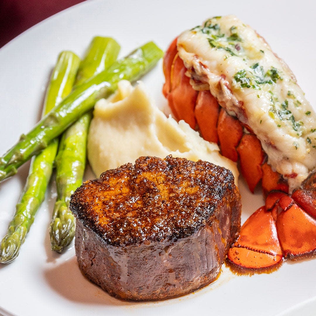 Jeff Ruby's Steakhouse on Nationwide Boulevard has a 6-ounce filet and 6-ounce lobster tail on its menu for $65 through Feb. 15.
