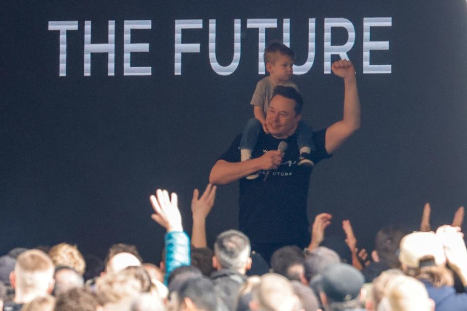 “Hey, Deutschland rocks! Dig in Berlin for the win!” Elon Musk said. ZUMAPRESS.com