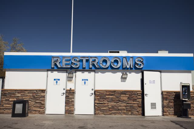 <p>Getty</p> Public restroom