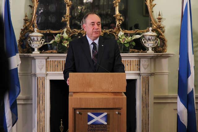 Alex Salmond in Bute House