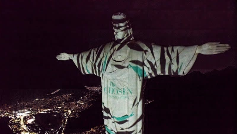 "The Chosen" is welcomed with a project on the Christ the Redeemer statue in Rio de Janeiro.