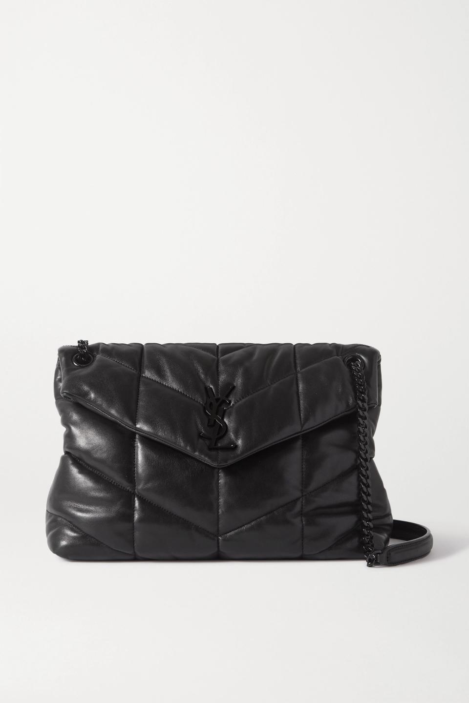 20) Loulou Puffer Quilted Leather Shoulder Bag