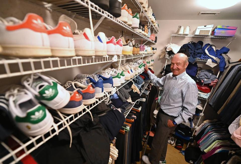 Former professional tennis player Stan Smith’s closet is packed with pairs of the popular Adidas tennis shoe that bears his name and signature. The classic white tennis shoe has sold more than 100 million pairs.