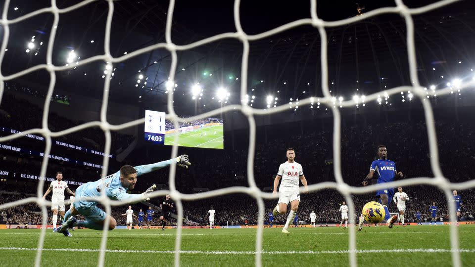 Jackson puts Chelsea ahead against Tottenham. - Tony Obrien/Reuters