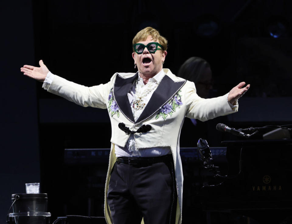 Elton John onstage