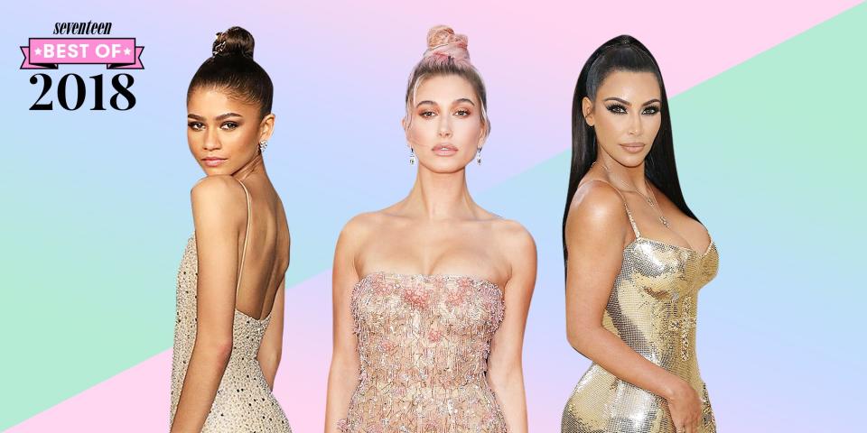 <p>Naked lewks are NOT easy to pull off - but these celebrities totally slayed in their barely-there outfits. Whether they're working the red carpet or strutting the streets, they know how to rock a scandalous look. Here are the best naked outfits of 2018... </p>
