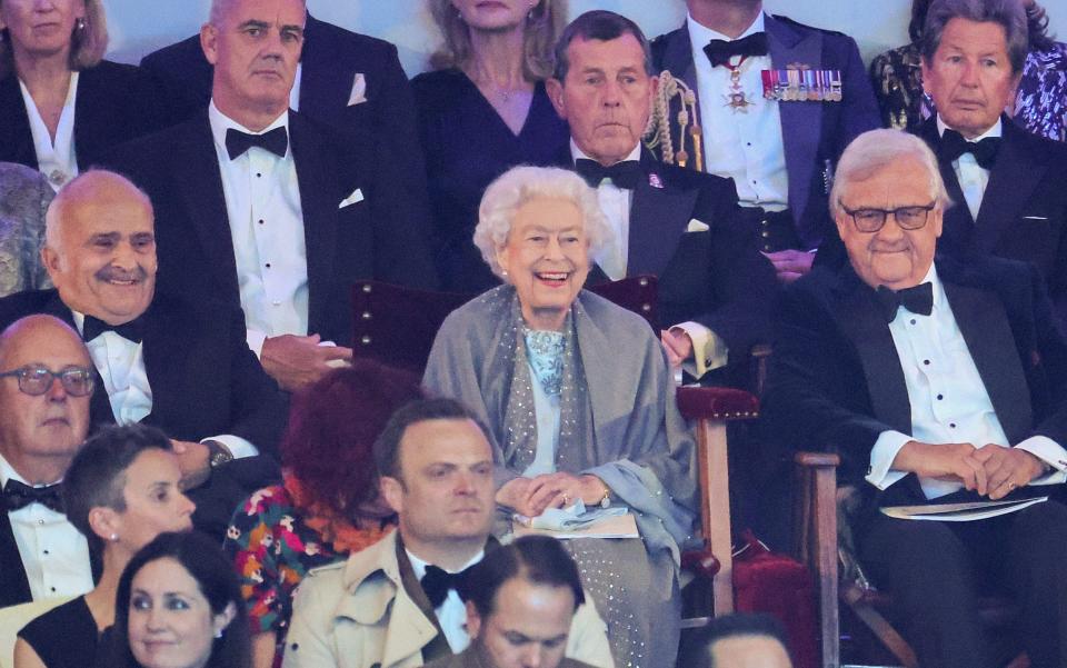The Queen is all smiles as she attends Platinum Jubilee equestrian extravaganza A Gallop Through History - Chris Jackson/Getty Images