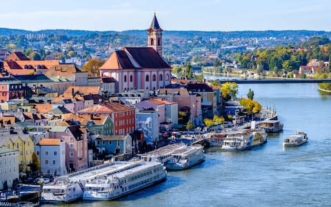 River cruises dock in the heart of Passau - Credit: iStock